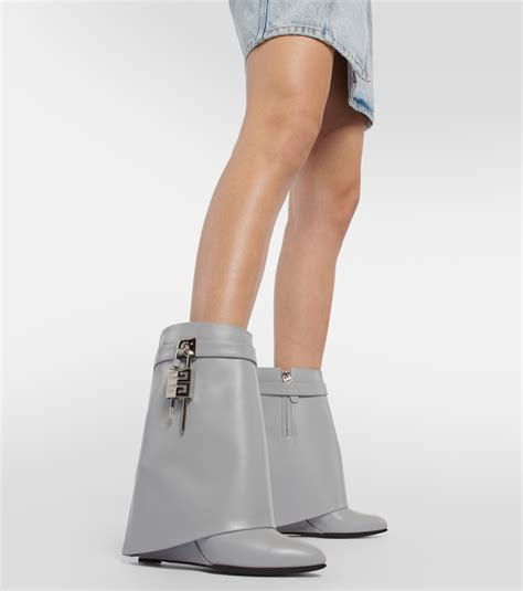 gray givenchy boots|givenchy shark boots price.